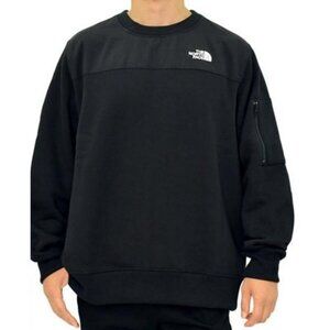 The North Face Highrail Crewneck Sweatshirt Black Pullover Top Mens Size Large L